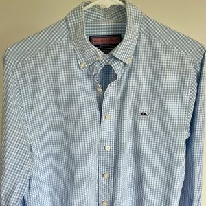 Vineyard Vines Slim Fit Whale Shirt Gingham Check